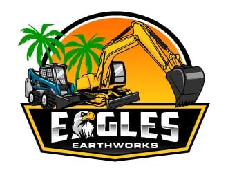 Eagles Earthworks logo design by daywalker