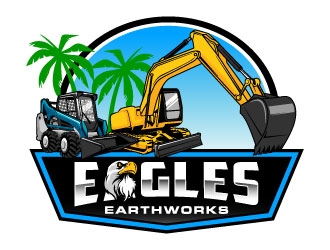 Eagles Earthworks logo design by daywalker