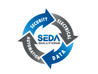 seda solutions logo design by bluespix