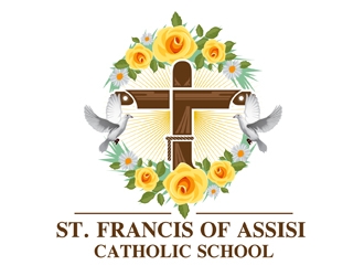 St. Francis of Assisi Catholic School logo design by DreamLogoDesign