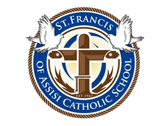 St. Francis of Assisi Catholic School logo design by DreamLogoDesign