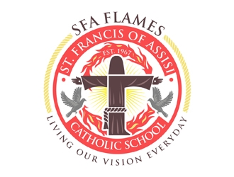 St. Francis of Assisi Catholic School logo design by DreamLogoDesign