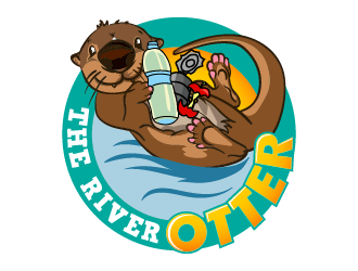 The River Otter logo design by ARALE