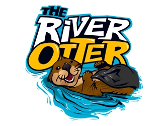 The River Otter logo design by DreamLogoDesign