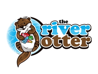 The River Otter logo design by DreamLogoDesign