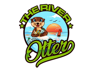 The River Otter logo design by DreamLogoDesign