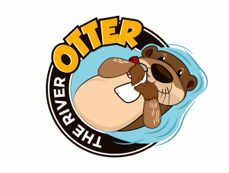 The River Otter logo design by torresace