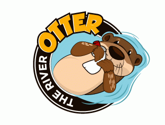 The River Otter logo design by torresace