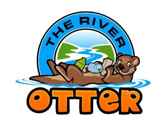 The River Otter logo design by daywalker