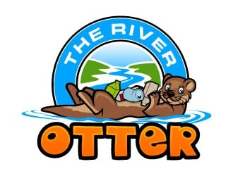 The River Otter logo design by daywalker