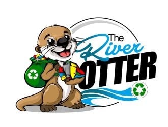 The River Otter logo design by veron