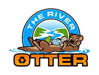 The River Otter logo design by daywalker