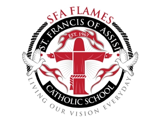 St. Francis of Assisi Catholic School logo design by DreamLogoDesign