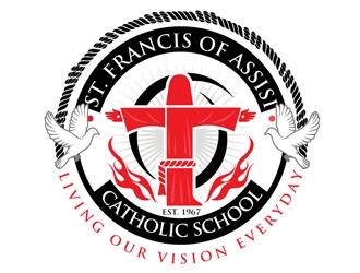 St. Francis of Assisi Catholic School logo design by DreamLogoDesign