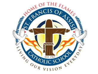 St. Francis of Assisi Catholic School logo design by DreamLogoDesign