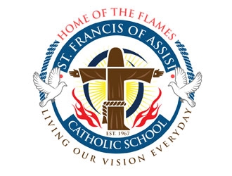 St. Francis of Assisi Catholic School logo design by DreamLogoDesign