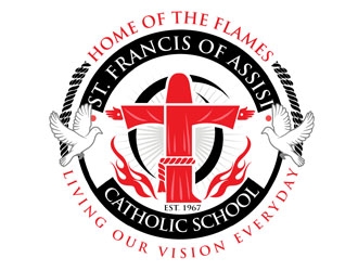 St. Francis of Assisi Catholic School logo design by DreamLogoDesign