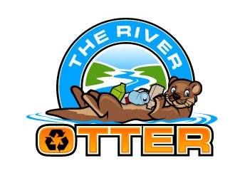 The River Otter logo design by daywalker