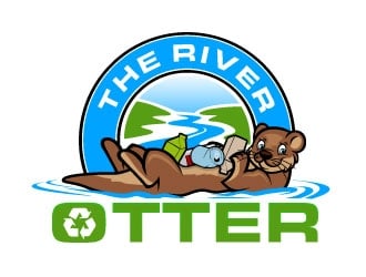 The River Otter logo design by daywalker