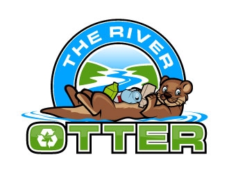 The River Otter logo design by daywalker