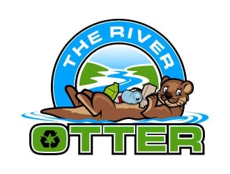 The River Otter logo design by daywalker