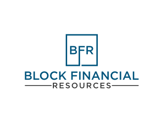 Block Financial Resources (BFR) logo design by logitec