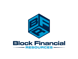 Block Financial Resources (BFR) logo design by tec343