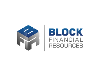 Block Financial Resources (BFR) logo design by pakNton