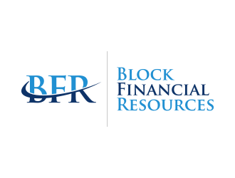 Block Financial Resources (BFR) logo design by lexipej