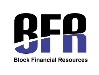 Block Financial Resources (BFR) logo design by AisRafa