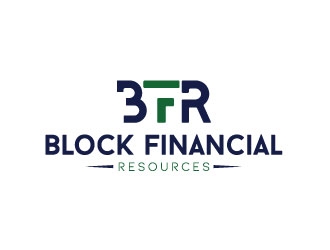 Block Financial Resources (BFR) logo design by Webphixo