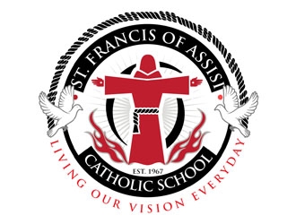 St. Francis of Assisi Catholic School logo design by DreamLogoDesign