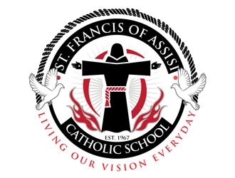 St. Francis of Assisi Catholic School logo design by DreamLogoDesign