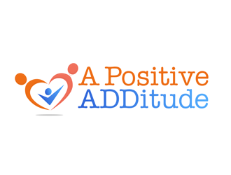 A Positive ADDitude logo design by megalogos