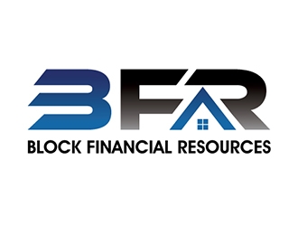 Block Financial Resources (BFR) logo design by logoguy