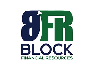 Block Financial Resources (BFR) logo design by logoguy