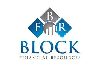 Block Financial Resources (BFR) logo design by logoguy