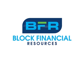 Block Financial Resources (BFR) logo design by logoguy