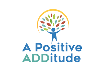 A Positive ADDitude logo design by megalogos