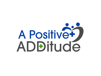 A Positive ADDitude logo design by enzidesign