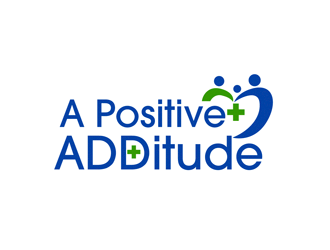 A Positive ADDitude logo design by enzidesign