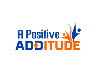 A Positive ADDitude logo design by enzidesign