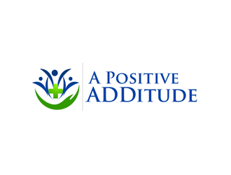 A Positive ADDitude logo design by enzidesign