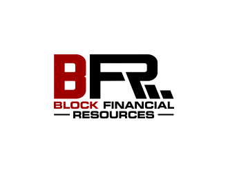 Block Financial Resources (BFR) logo design by WooW