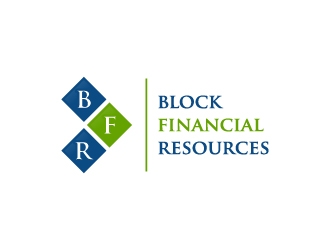 Block Financial Resources (BFR) logo design by Janee