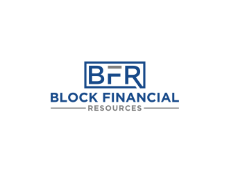 Block Financial Resources (BFR) logo design by bricton