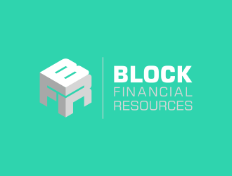 Block Financial Resources (BFR) logo design by pakNton