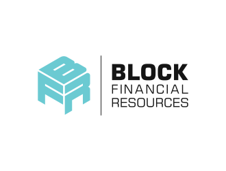 Block Financial Resources (BFR) logo design by pakNton