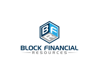 Block Financial Resources (BFR) logo design by pakderisher