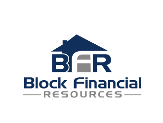 Block Financial Resources (BFR) logo design by tec343